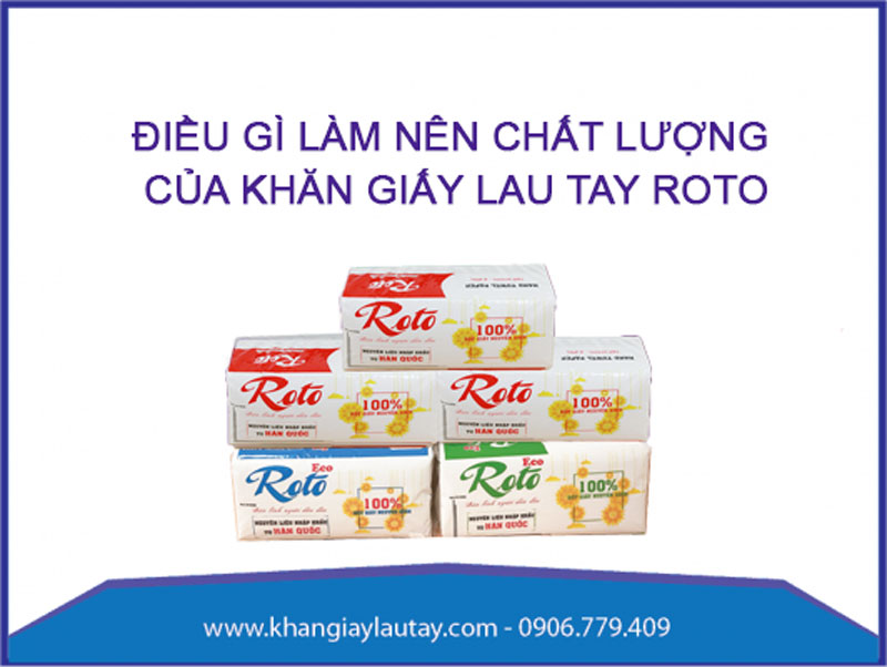 Khăn giấy lau tay Roto