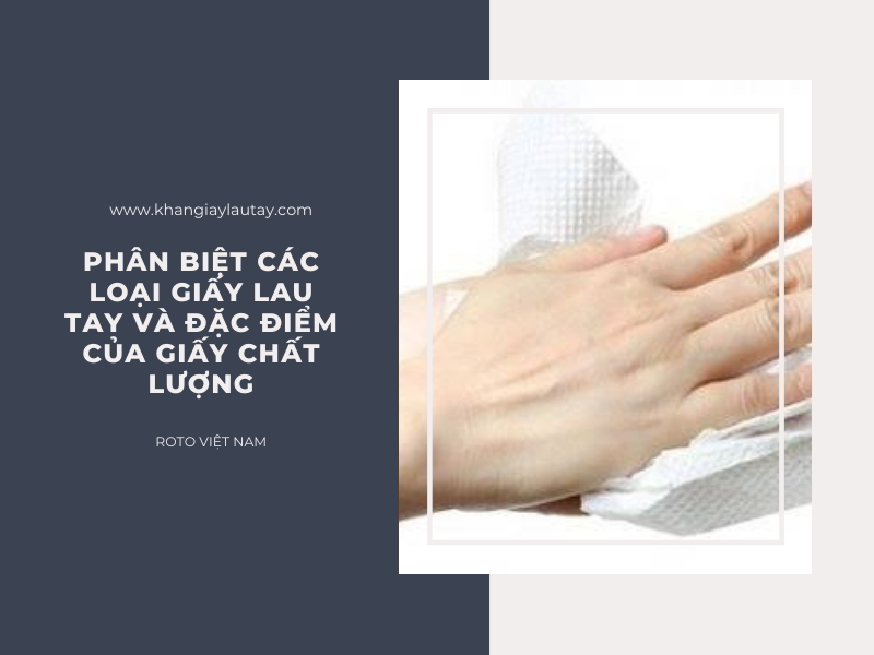 Các loại giấy lau tay hiện nay