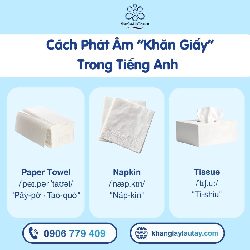 khan-giay-tieng-anh-la-gi-cac-phat-am